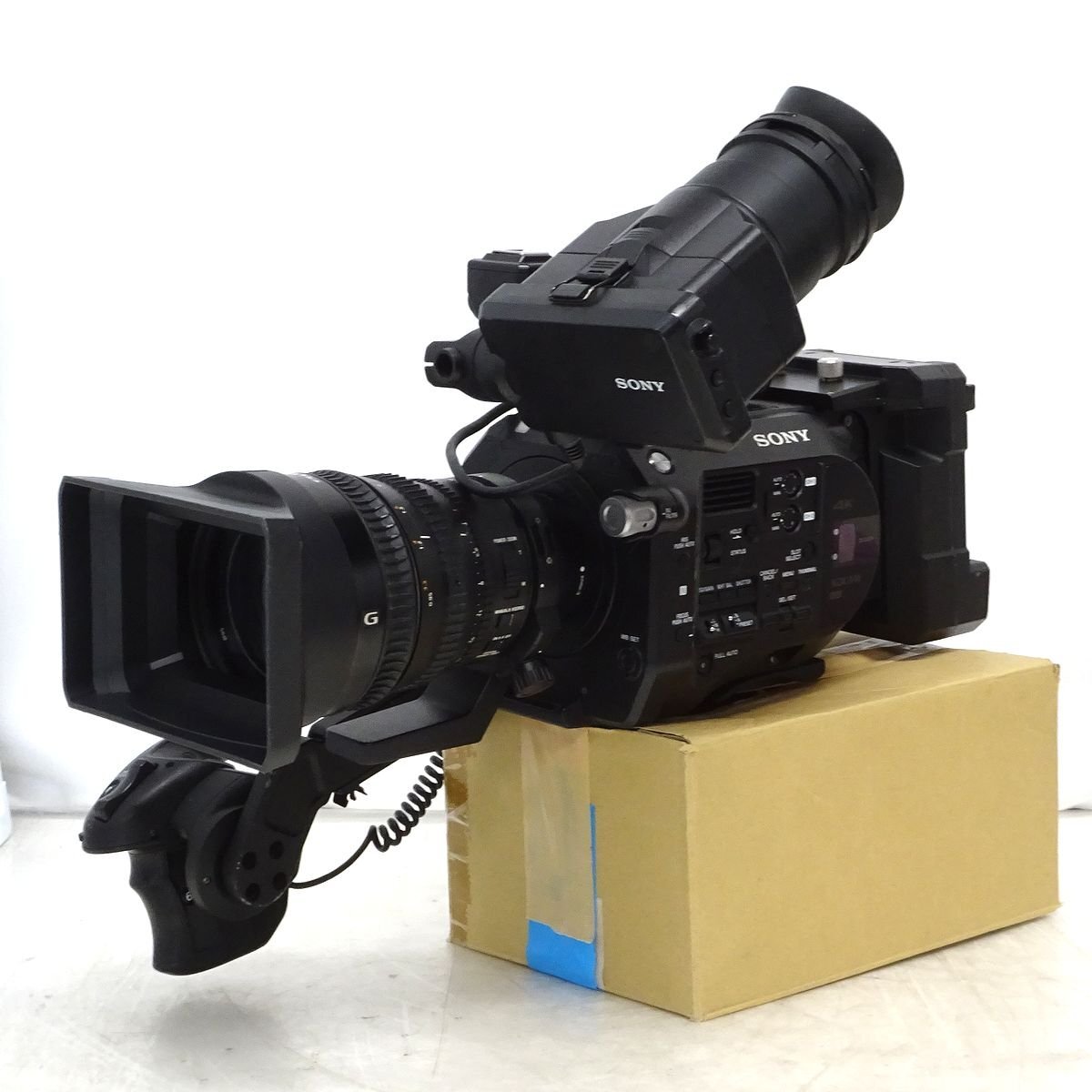 SONY PXW-FS7K XDCAM メモリーカムコーダー プロ用 XQD カメラ（使用1845時間 / SELP28135G レンズ付き）【中古/訳アリ動作品】#452296-7