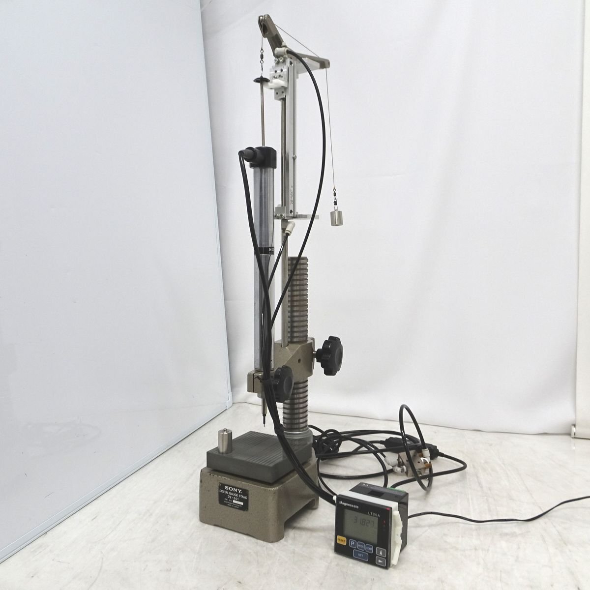 マグネスケール DG110B デジタルゲージ （DZ-501 デジタルゲージスタンド＆LT20A 表示パネル付き）【中古/測定可/ジャンク品】#450265