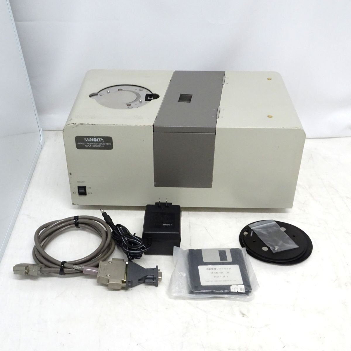 MINOLTA CM-3500d SPECTRO PHOTO METER コニカミノルタ 分光測色計【中古/ジャンク品】#448274