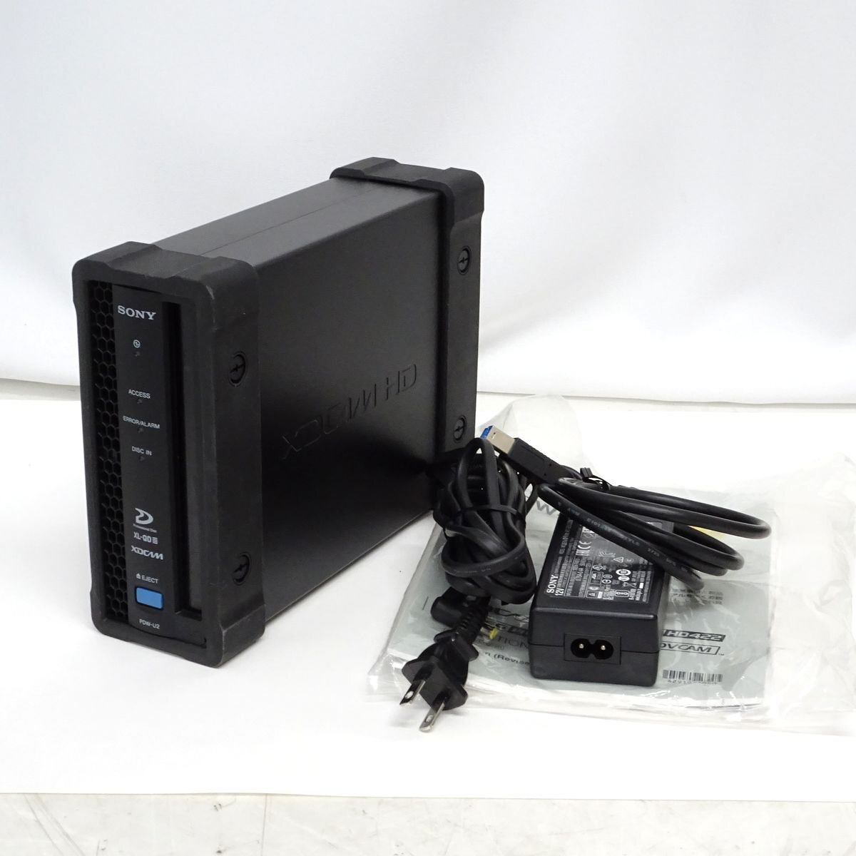 SONY PDW-U2 XDCAMドライブ 4層対応 ソニー 業務用 XDCAMディスクドライブ （Laser 101）【中古/動作品】#452907