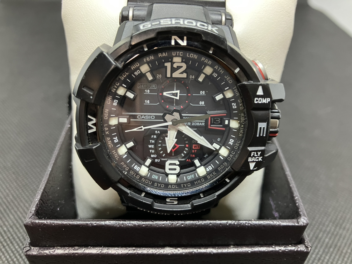 箱説付 カシオ G-SHOCK GW-A1100 スカイコックピット 電波ソーラー　1480