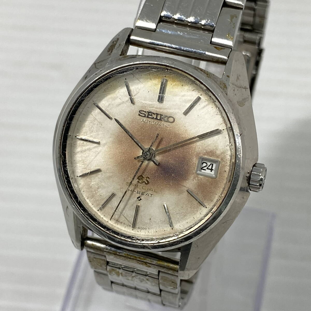 2605T0112 SEIKO セイコー 6155-8000 Grand Seiko GS グランドセイコー スペシャル ハイビート メンズ腕時計 ジャンク品 自動巻き 3針 