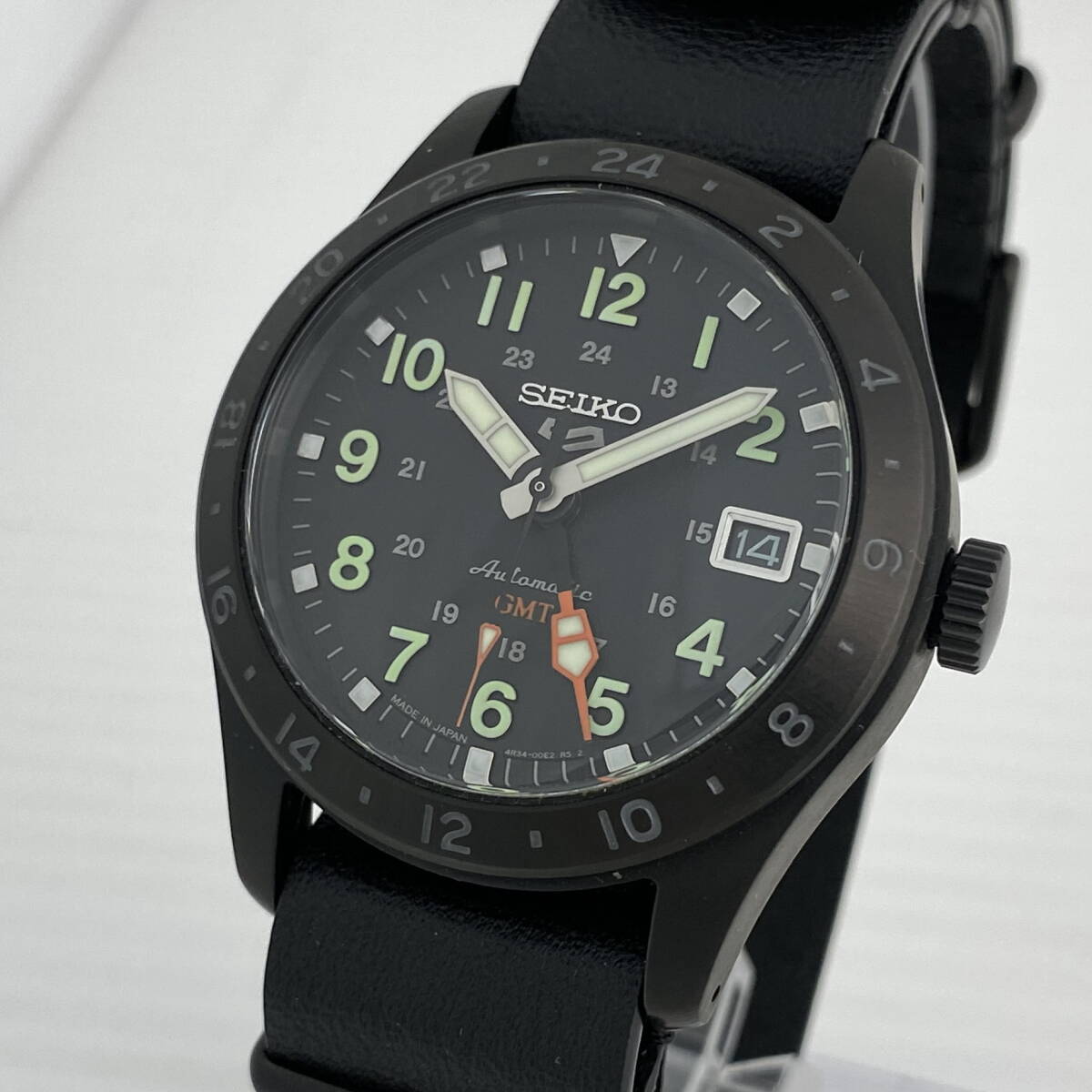 2605T0133 SEIKO セイコー 4R34-00C0 SBSC013 5SPORTS 5スポーツ GMT メンズ腕時計 動作品 自動巻き デイト 裏スケ