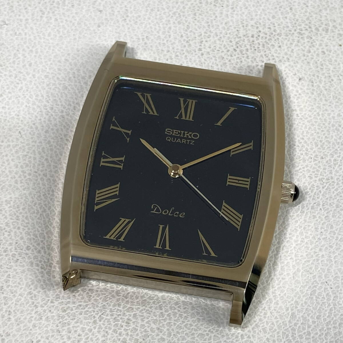 2605T0142 SEIKO セイコー 6030-5320 DOLCE ドルチェ レディース腕時計 現状品 クォーツ 3針 黒文字盤 ローマンインデックス