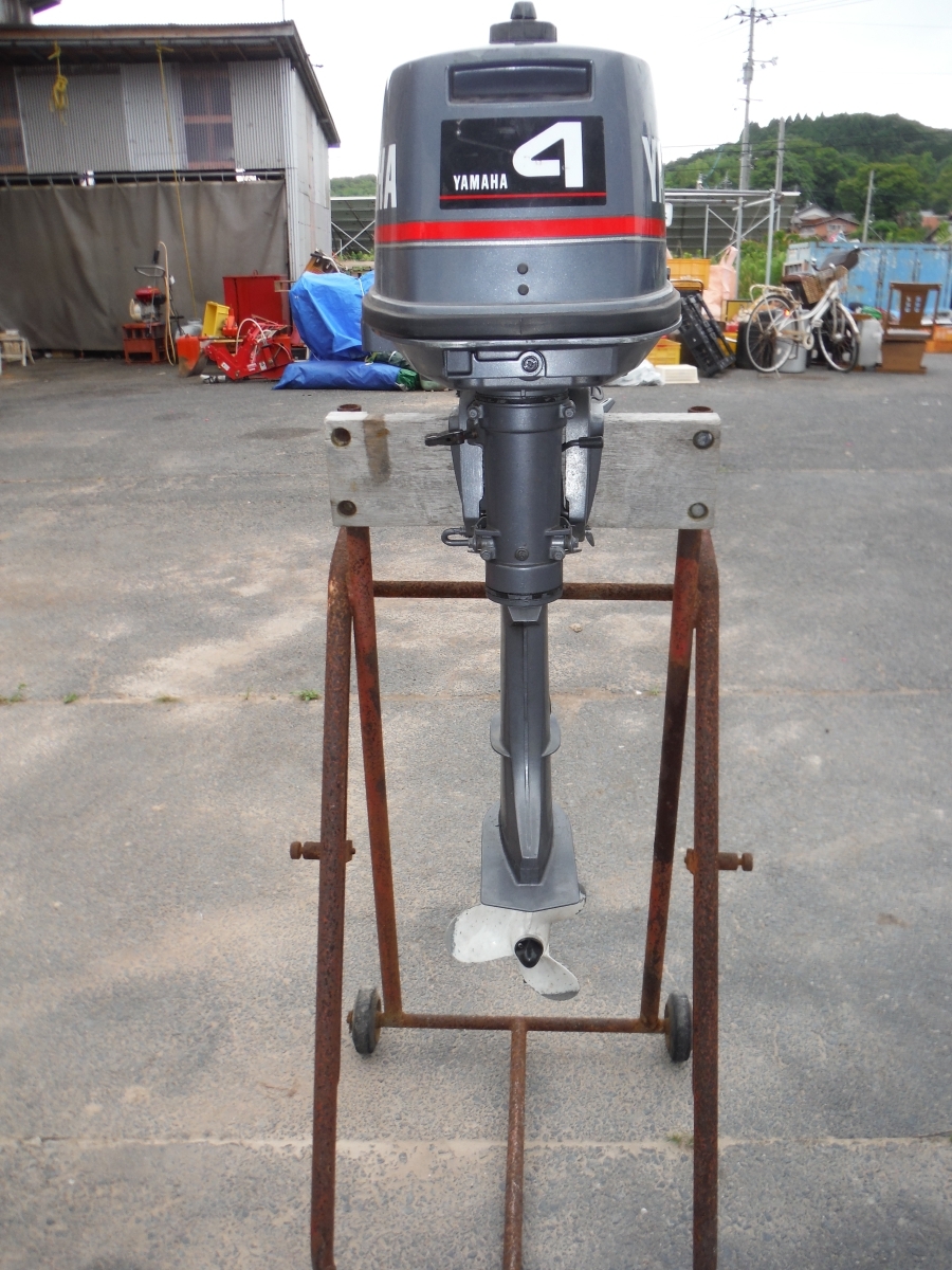 ○BFf　YAMAHA　ヤマハ　４馬力　エンジン船外機　4AC　中古　動作確認済　鳥取県　引取歓迎