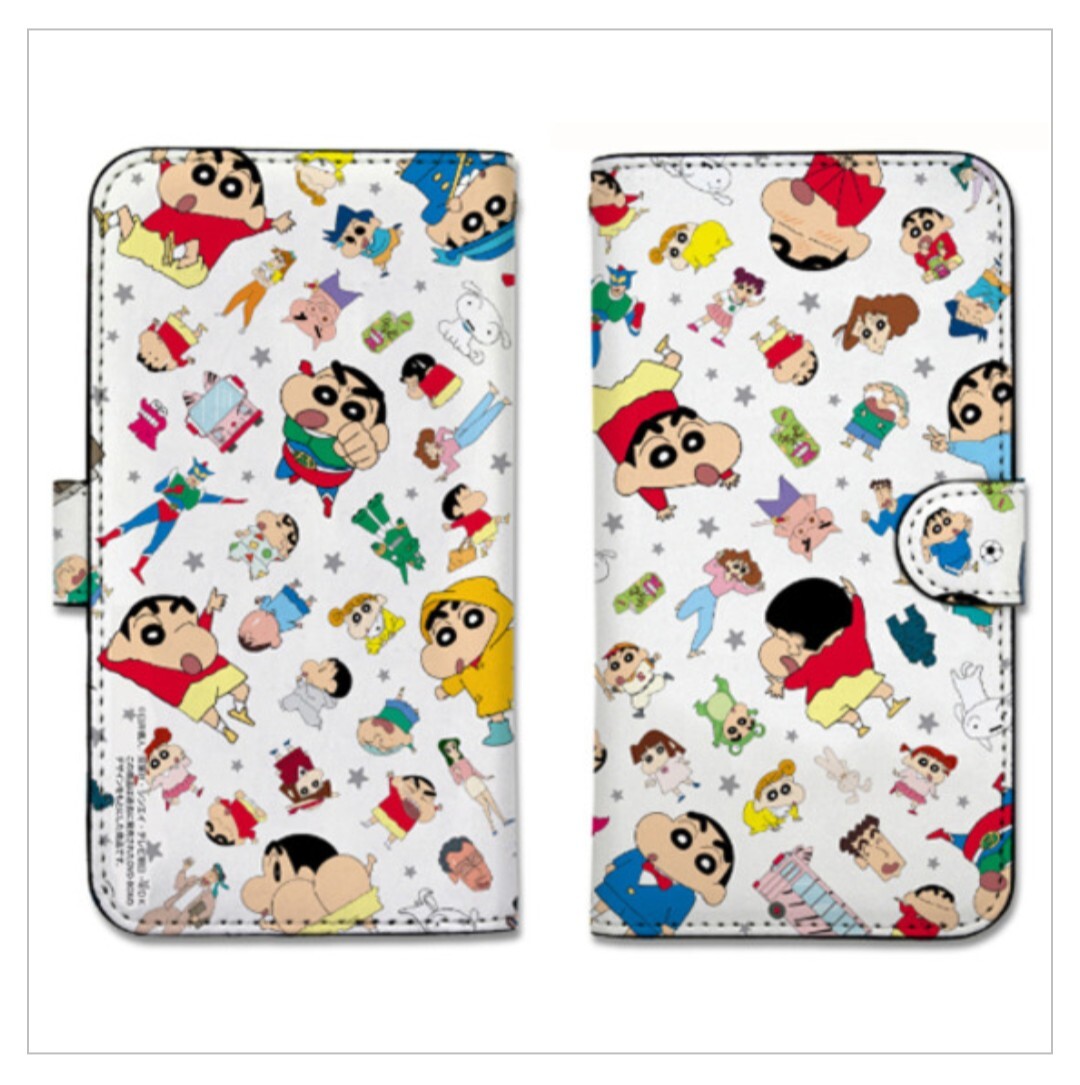 y060715g VIDESTA クレヨンしんちゃん みんなで選ぶ名作エピソード 手帳型スマホケース