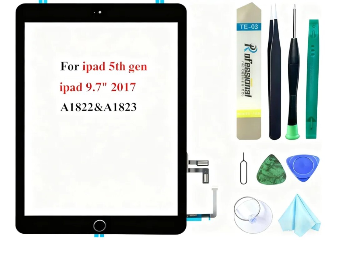 y060614g ブラックタッチスクリーン交換用 iPad 5 2017 9.7インチ A1822 A1823 修理キット ディスプレイ 液晶パネル