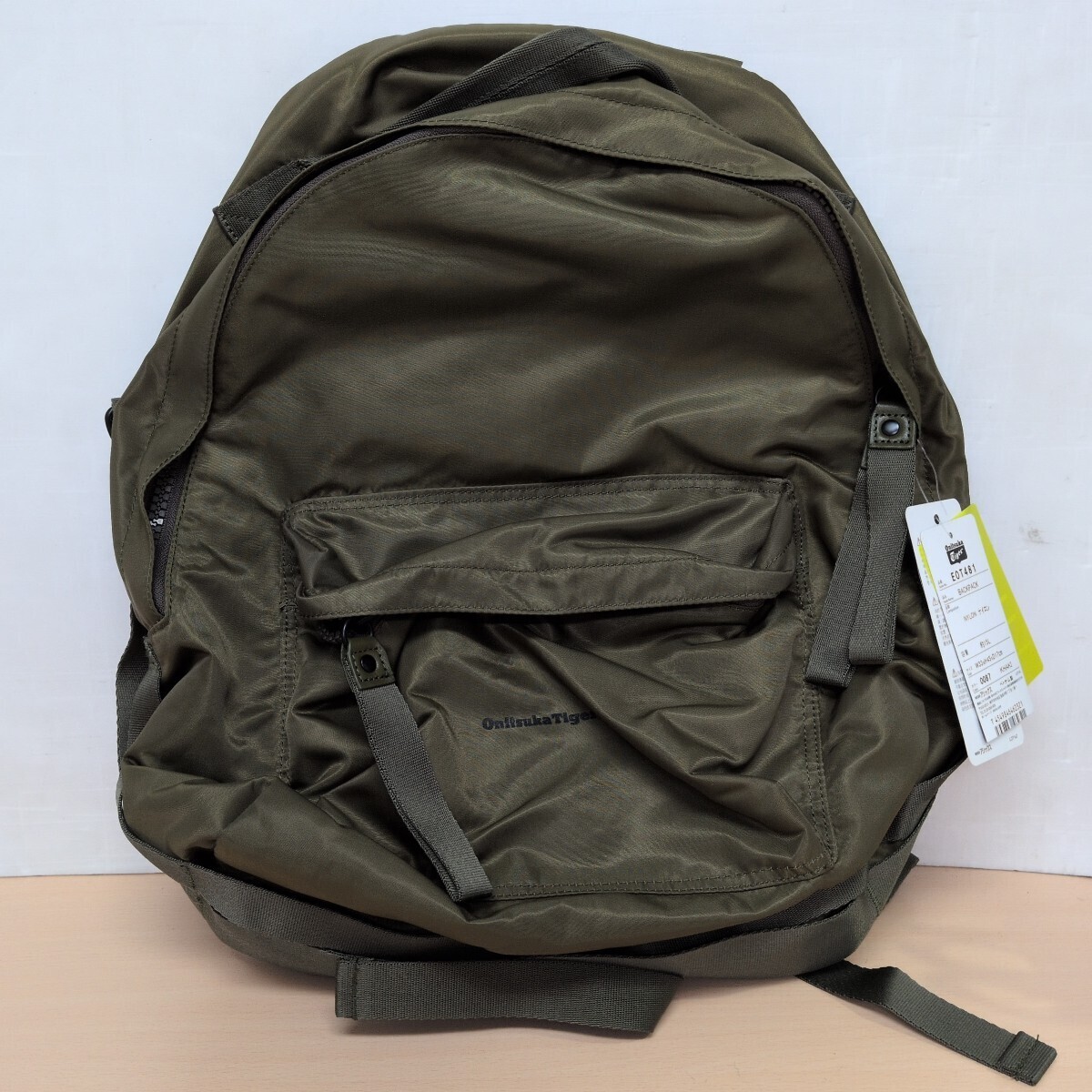 y053104g オニツカタイガー OnitsukaTiger BackPack NYLON ナイロン 15L カーキEOT481 リュック