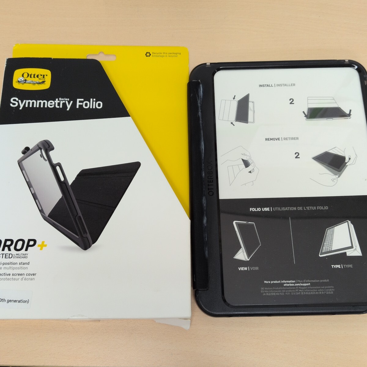 y060612g SymmntryFolio iPad 10 ブラックカバー