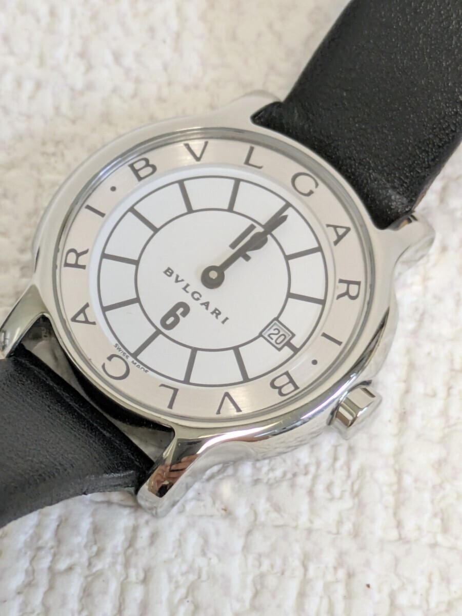 y052106f BVLGARI ブルガリ ST29S ソロテンポ レディース腕時計 可動品
