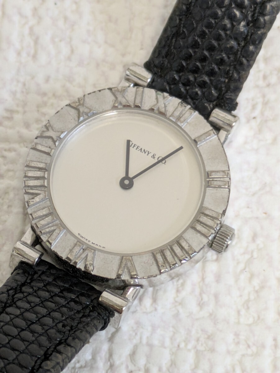 y052105f ティファニー アトラス スターリングシルバー925 クォーツ レディース 可動品