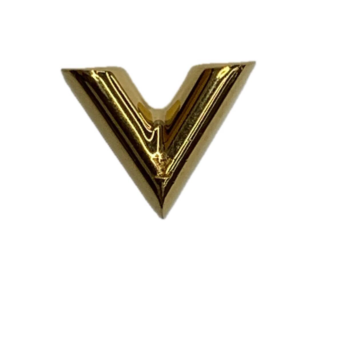 LOUIS VUITTON ルイヴィトン ピアス M68153 エセンシャルV 片耳のみ ゴールド