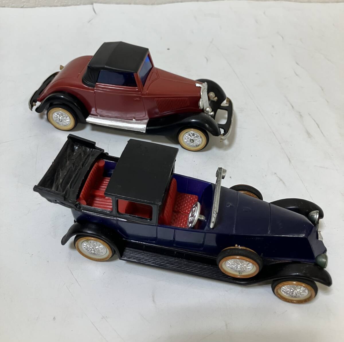 【T35】昭和レトロ　おもちゃ　ミニカー　自動車玩具　クラシックカー　ヴィンテージカー　外国車ミニカー　プラスチック　ミニカー　