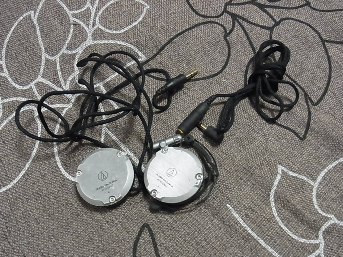  audio-technica オーディオテクニカ イヤホン ATH-EM7 　部品取り、ジャンク