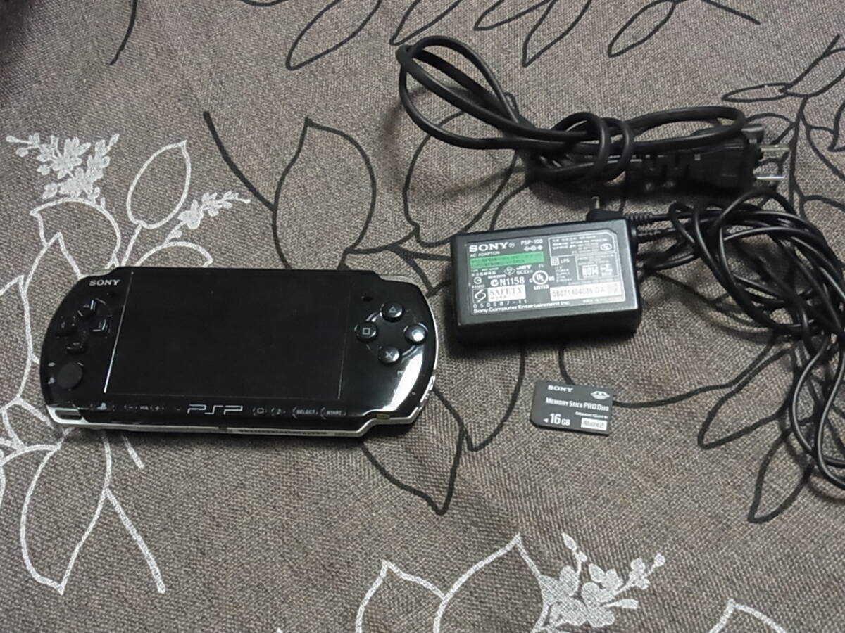 状態良好　SONY　 PSP 本体 　PSP3000 　ピアノブラック 動作確認済