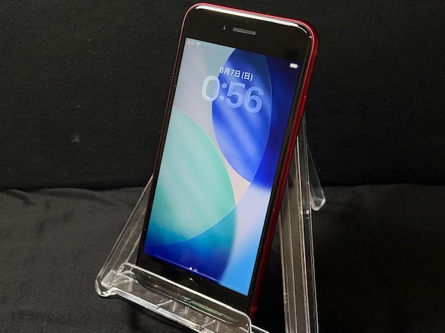 ※33247 動作品 美品 iphoneSE 64GB PRODUCT RED MMYE3J/A BT100％ 本体 スマートフォン Apple