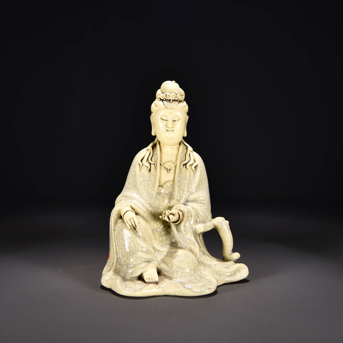 旧蔵 明時代 何朝宗款 德化白釉 観音像 仏像 仏教古美術 古陶瓷 陶瓷器 唐磁 染付 古美術 古美味 中国古玩 骨董品 時代物 稀少唐物