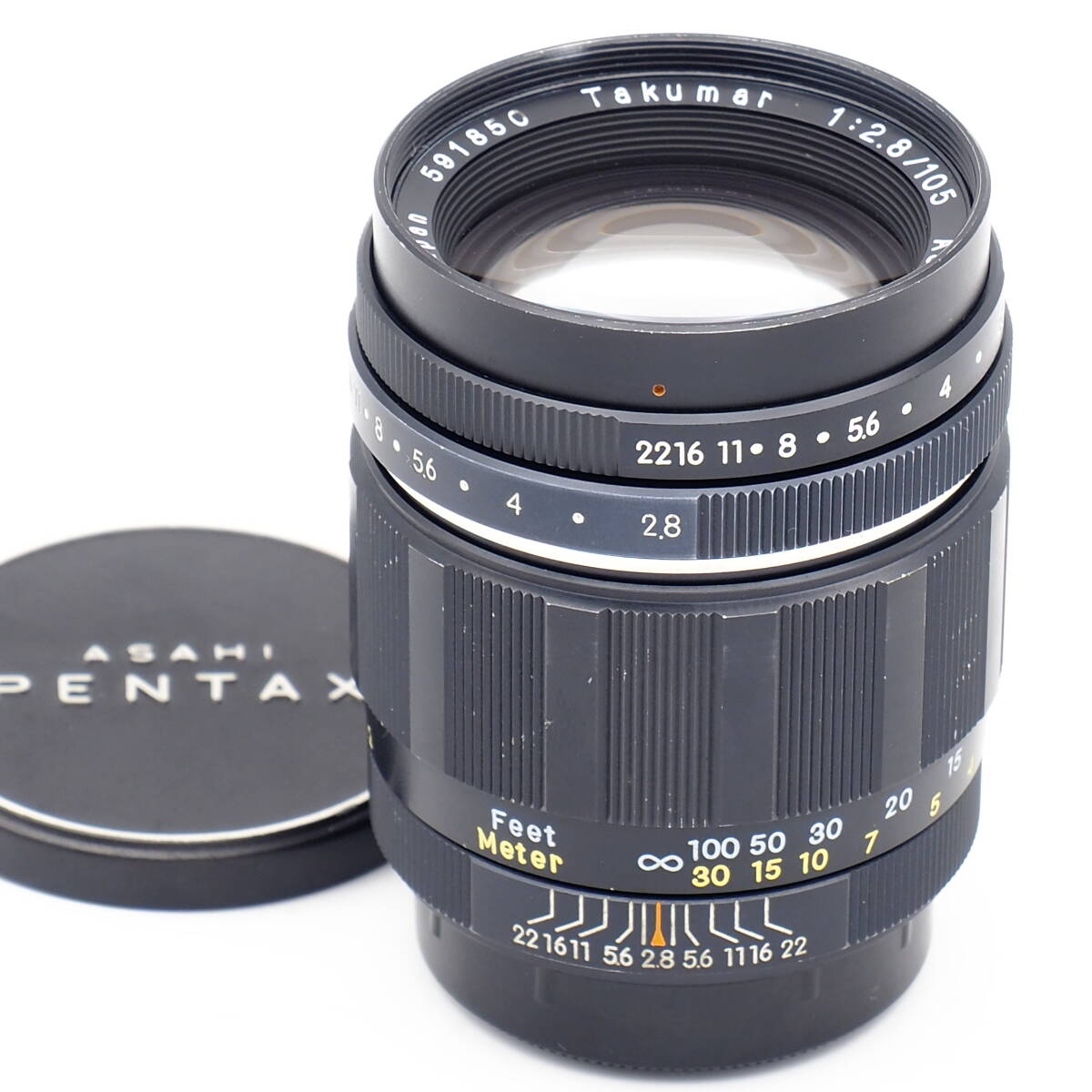 Takumar 105mm F2.8 プリセット絞り M42スクリューマウント 旭光学 PENTAX Asahi Opt.co., Japan タクマー 中望遠 Auto Takumar の後継