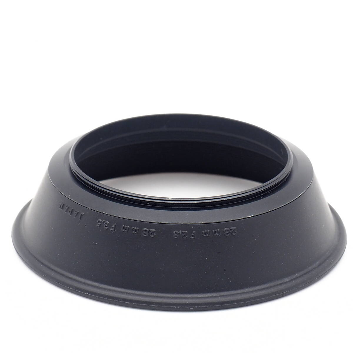 OLYMPUS OM-SYSTEM ZUIKO-W 28mm F3.5 対応 49mm ねじ込みラバーフード ヴィンテージ オリンパス ズイコー JAPAN
