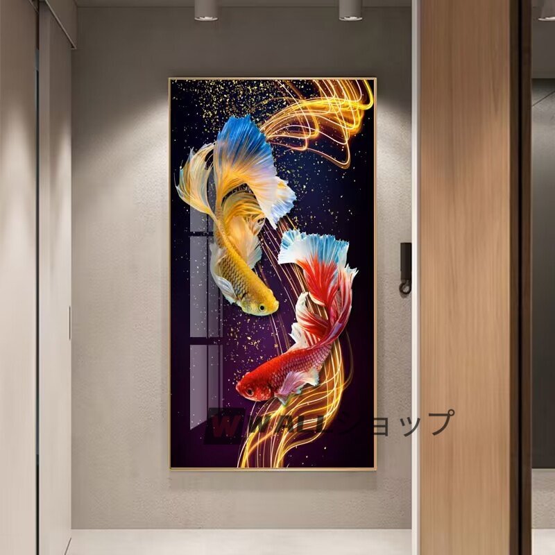 超人気★室内芸術★美品☆リビングルーム装飾画 玄関装飾画 現代 ソファの背景装飾画◆40*80cm