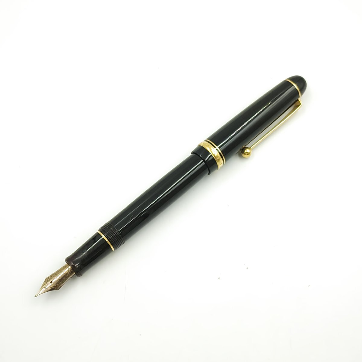 【2】パイロット カスタム74 万年筆 ペン先 14K-585 刻印 SF 筆記用具