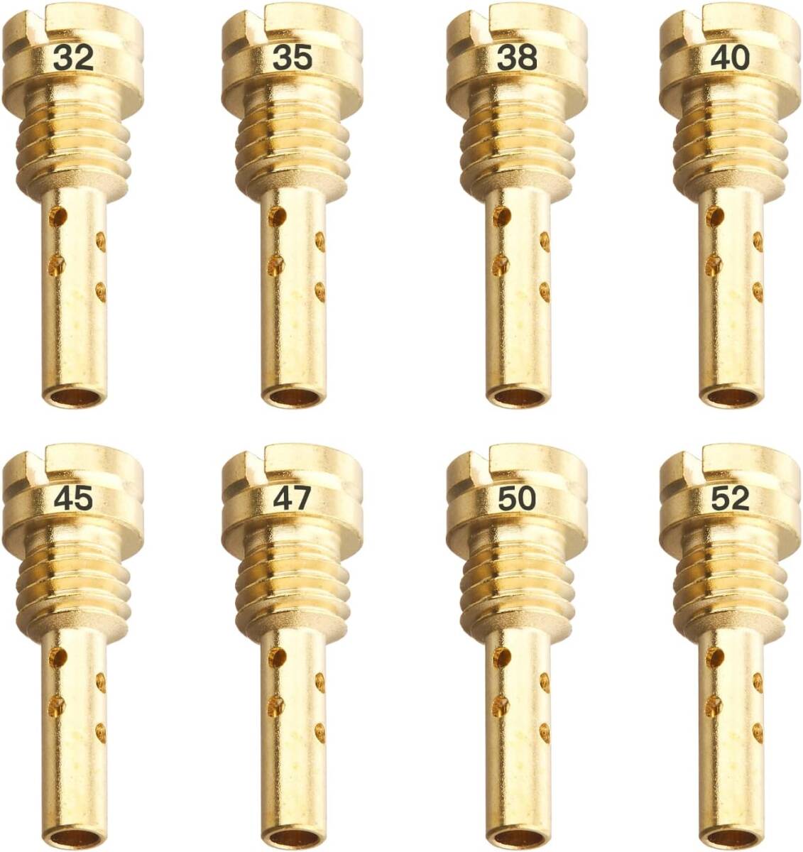 パイロットジェット Jetsetmoto ケーヒン FCR28キャブレター#32#35#38#40#45#47#50#52 (15
