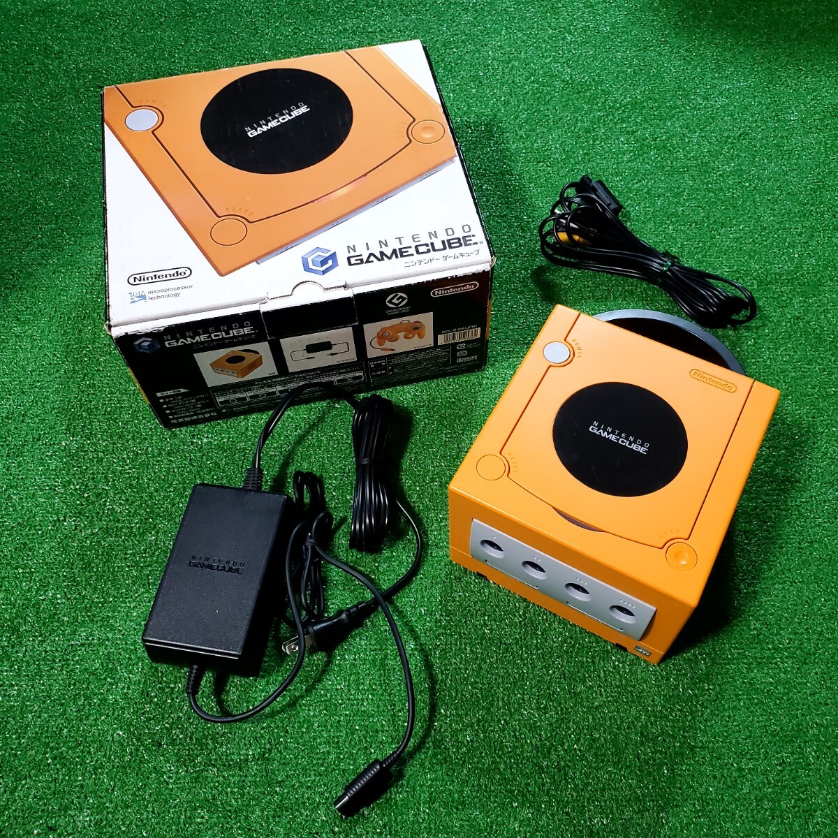 Nintendo 任天堂 GAMECUBE ゲームキューブ 本体 通電確認済み オレンジ ゲーム機器 希少品 DOL-101