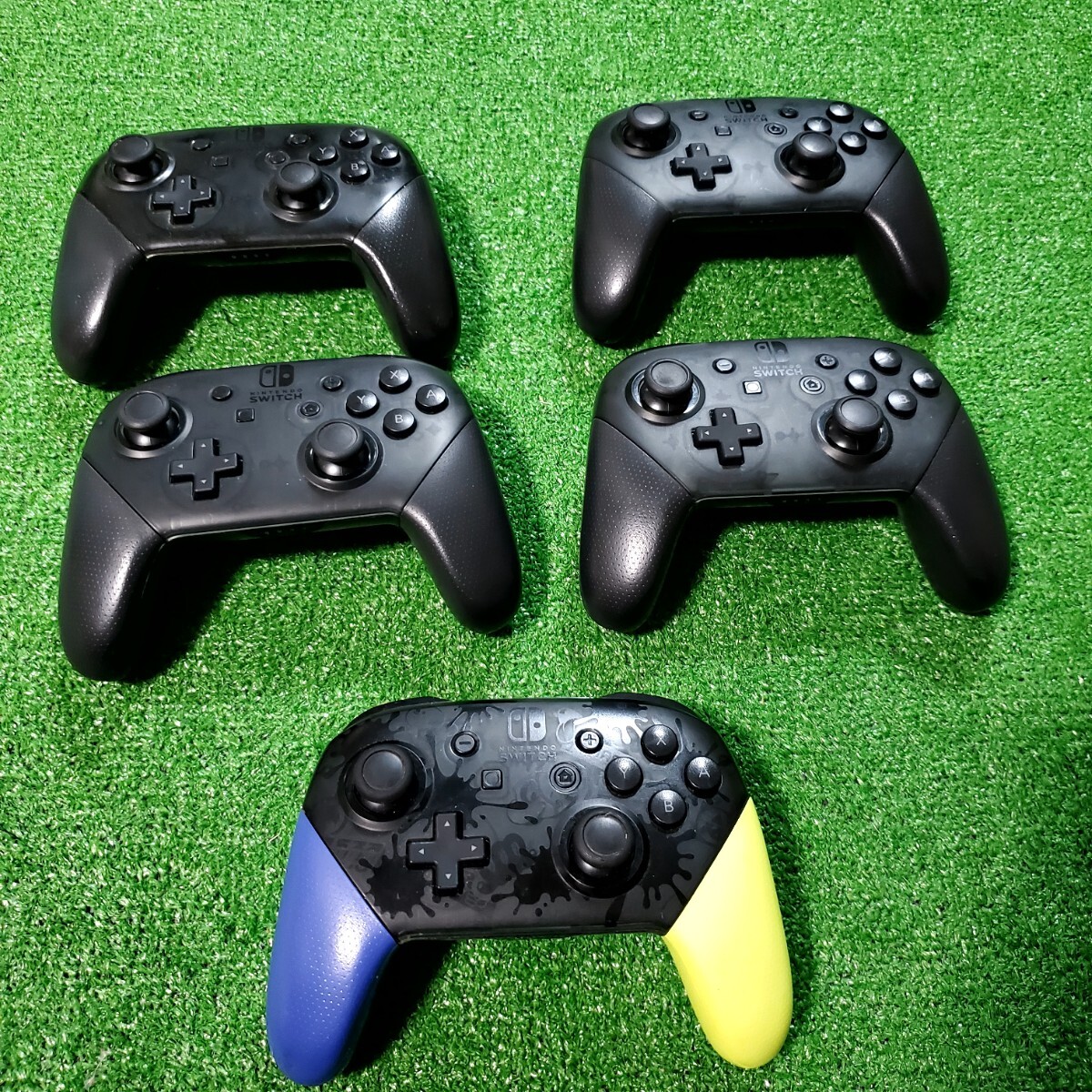 Nintendo Switch ニンテンドースイッチ 5個 まとめ売り Proコントローラー プロコン コントローラ スプラトゥーン3エディション HAC-013
