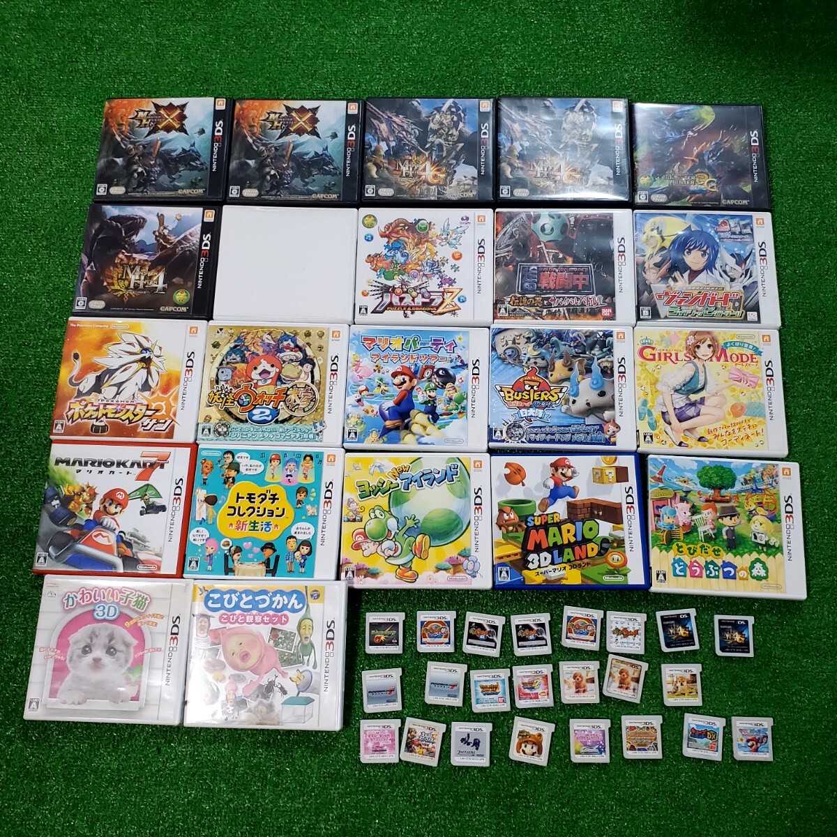 NINTENDO 3DS カセット ソフト 45本 まとめ売り どうぶつの森 モンスターハンター 大乱闘スマッシュブラザーズ マリオカート ポケモン
