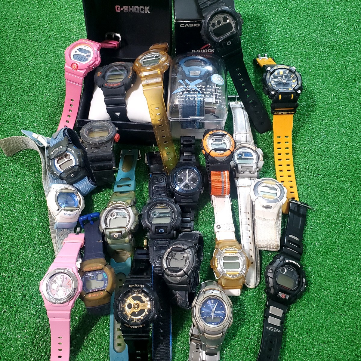 CASIO カシオ G-SHOCK ジーショック Baby-G 20本以上 腕時計 まとめ売り 時計 大量 GL-121 GA-900A DW-6900NB イルカクジラ会議 DW-9200K