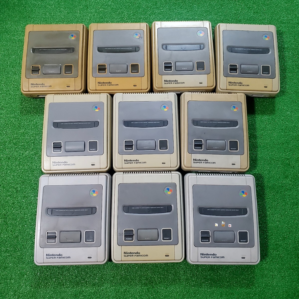 SFC スーパーファミコン 本体 10台 まとめ売り まとめて Nintendo 任天堂 SHVC-001 スーファミ ゲーム機器