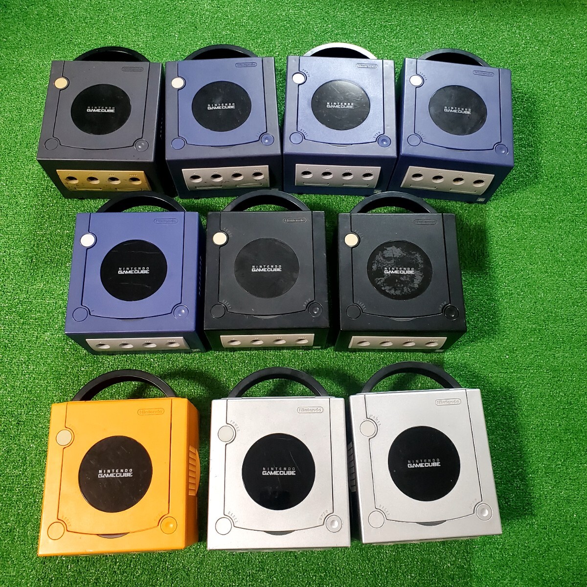 GAMECUBE ゲームキューブ 本体 10台 まとめ売り Nintendo 任天堂 オレンジ バイオレット シルバー ブラック