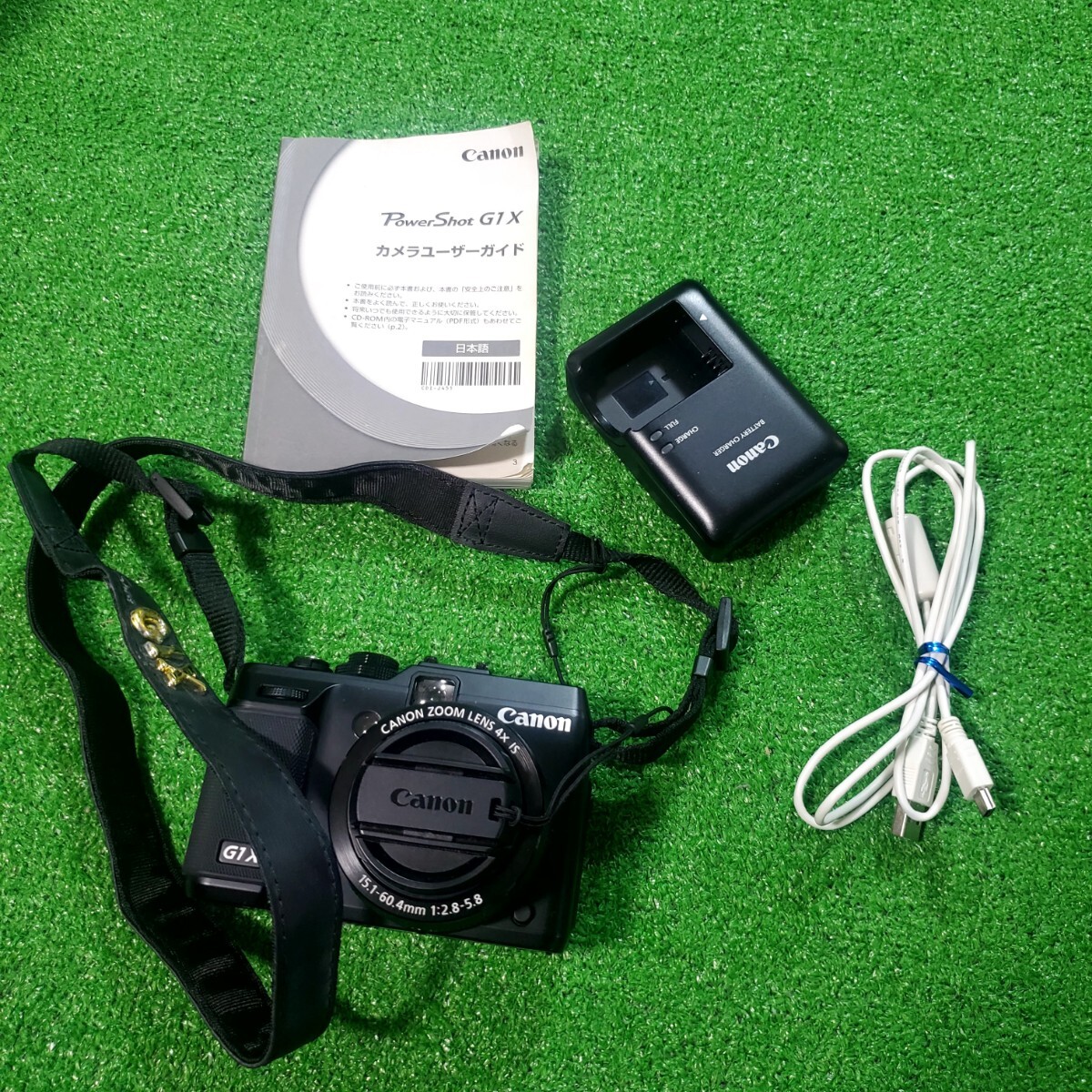 Canon キャノン PowerShot G1X パワーショット コンパクトデジタルカメラ バッテリーあり 通電確認済み PC1674 ブラック