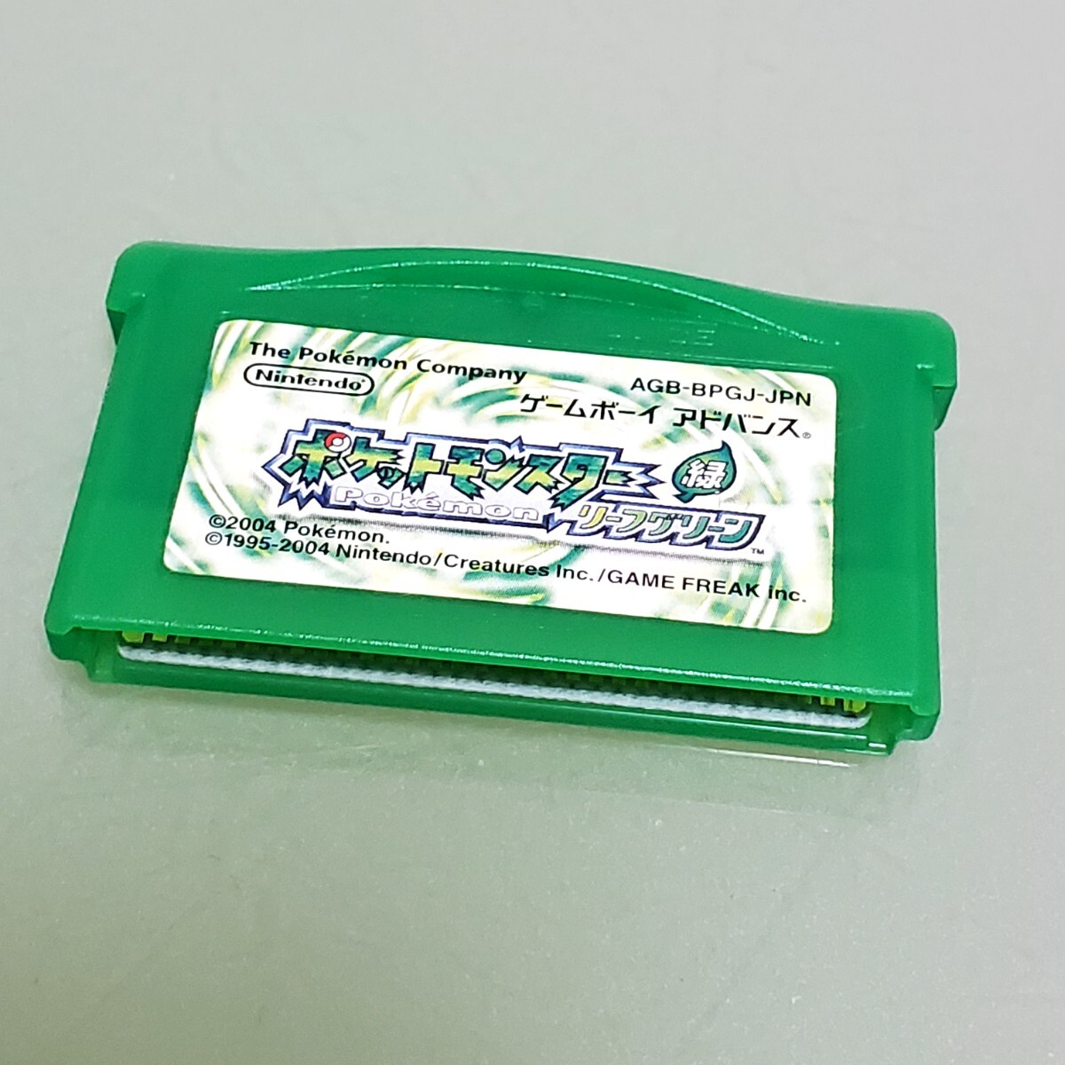 GBA ゲームボーイアドバンス ポケットモンスター リーフグリーン 緑 ソフト カセット 動作確認済み 人気ソフト ポケモン 送料230円