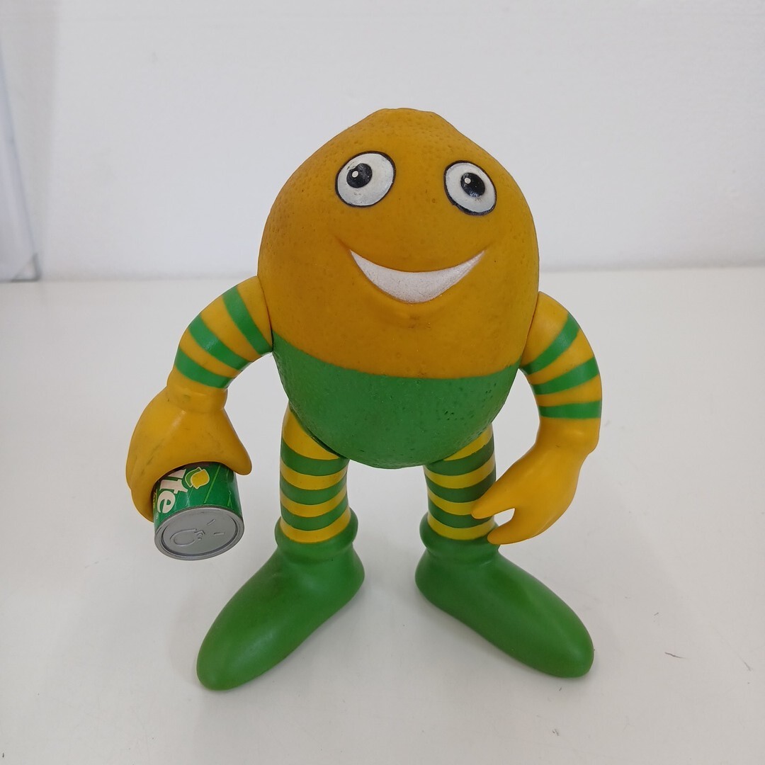 今2606-150 スプライト ラッキーライモン トーキングフィギュア Sprite ソフビ コカ・コーラ社 マスコットキャラクター