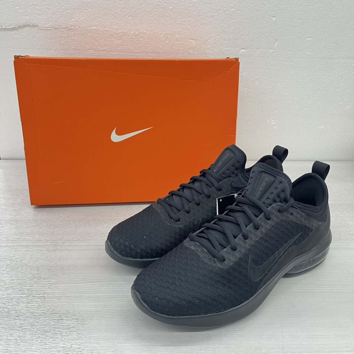 坂2606-097 NIKE AIR MAX KANTARA 908982-002 シューズ ナイキ エアマックス ランニングシューズ ブラック 26.5cm