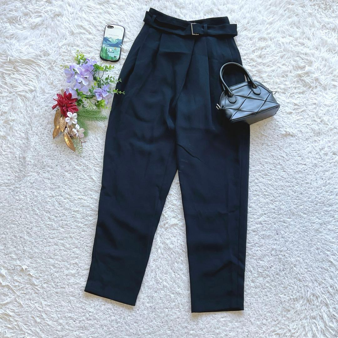 アーバンリサーチ テーパードパンツ ベルト付 38/M オフィスカジュアル 5CEF02