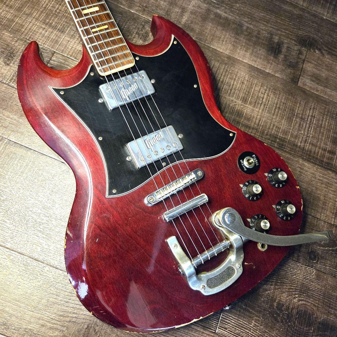 GRECO グレコ SG-350T ギター 日本 JAPAN ハードケース　ジャパンヴィンテージ　1970年代　グネコ　グネコロゴ　SG　エレキギター
