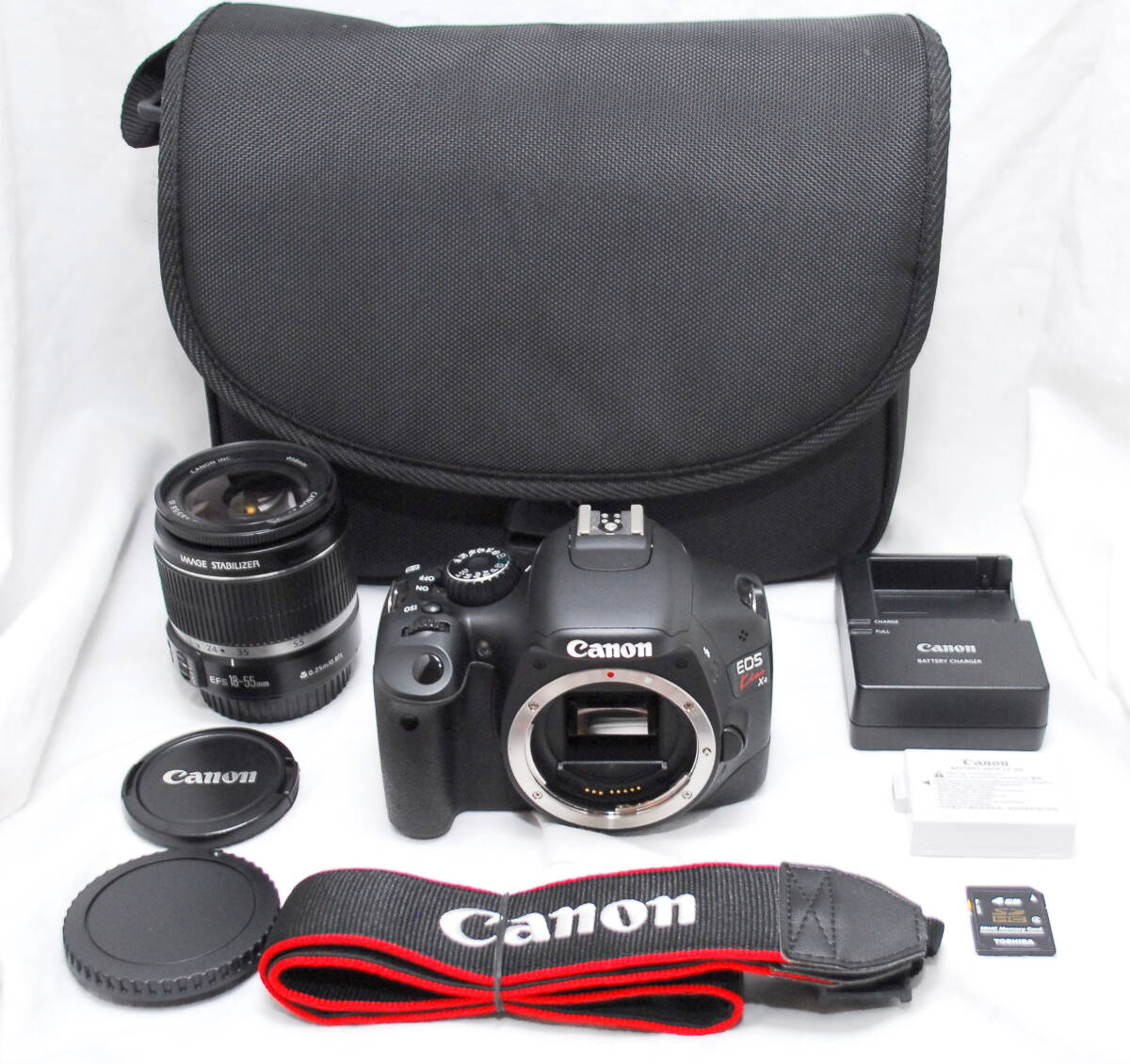 【新品級の超美品 2000ショット・豪華セット】Canon キヤノン Kiss X4 EF-S 18-55mm IS