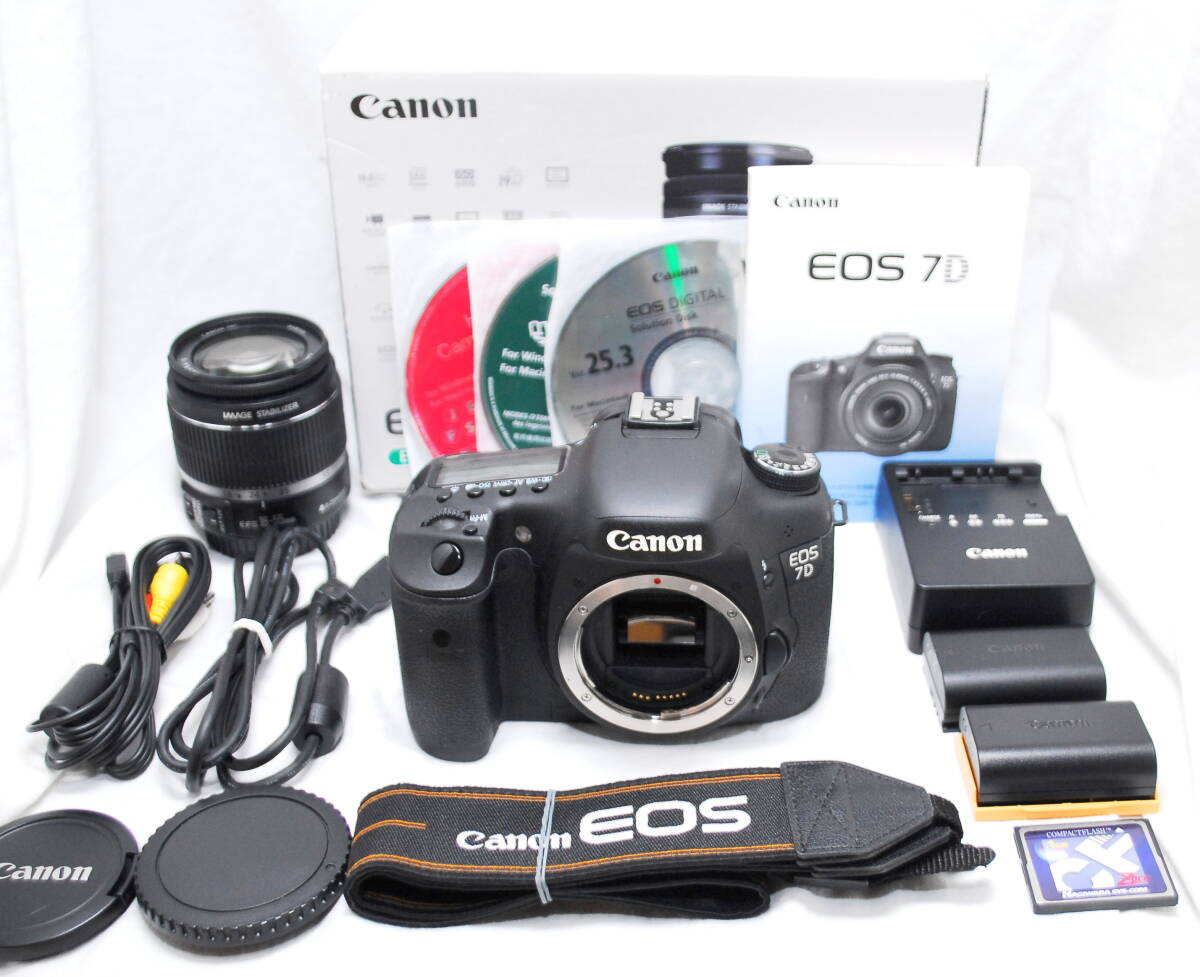 【新品級の超美品 5000ショット・豪華セット】Canon キヤノン EOS 7D EF-S 18-55mm IS