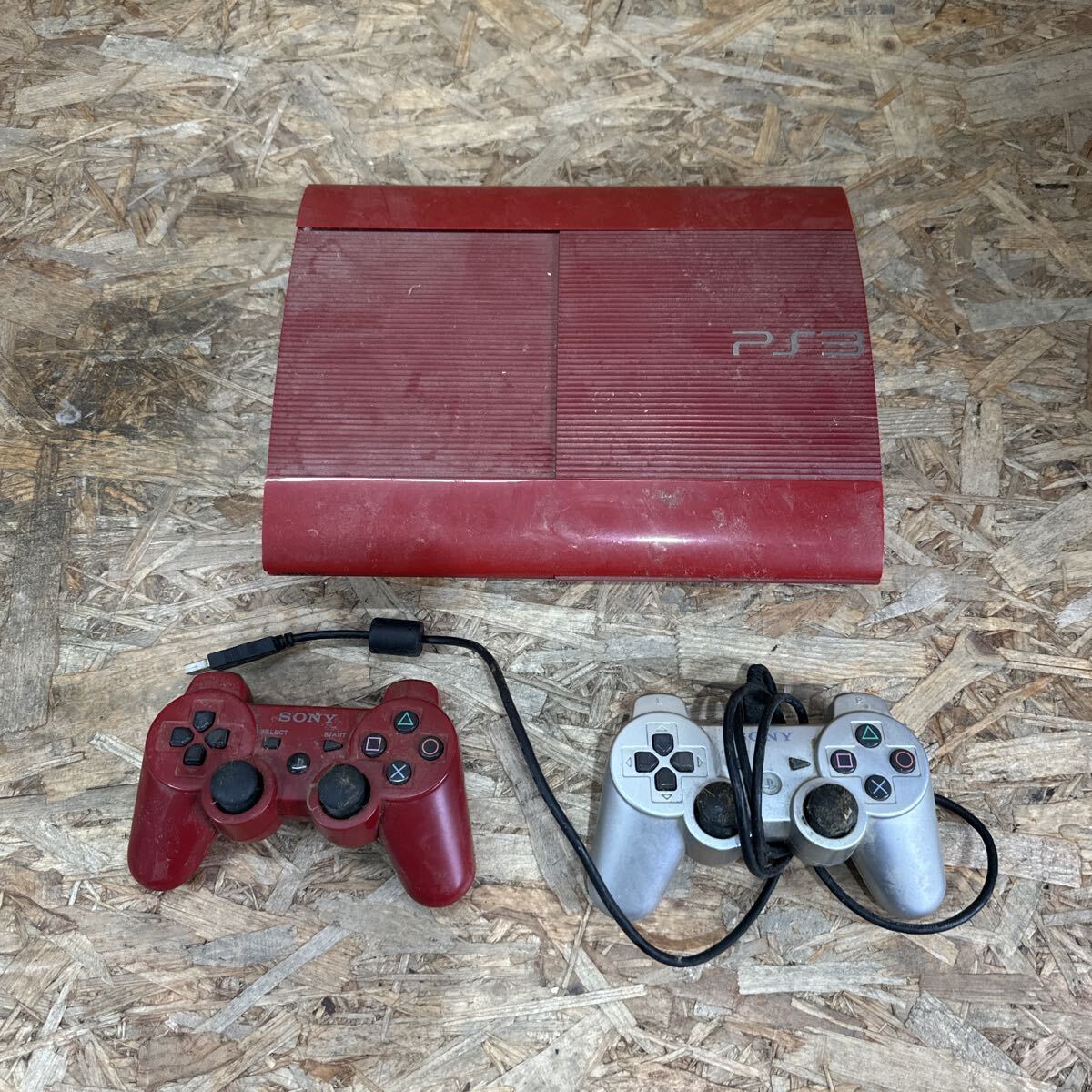 ae0603/1円〜/SONY/ソニー/PlayStation3/プレイステーション3/CECH-4000B/プレステ/ゲーム機/レッド/動作未確認/ジャンク