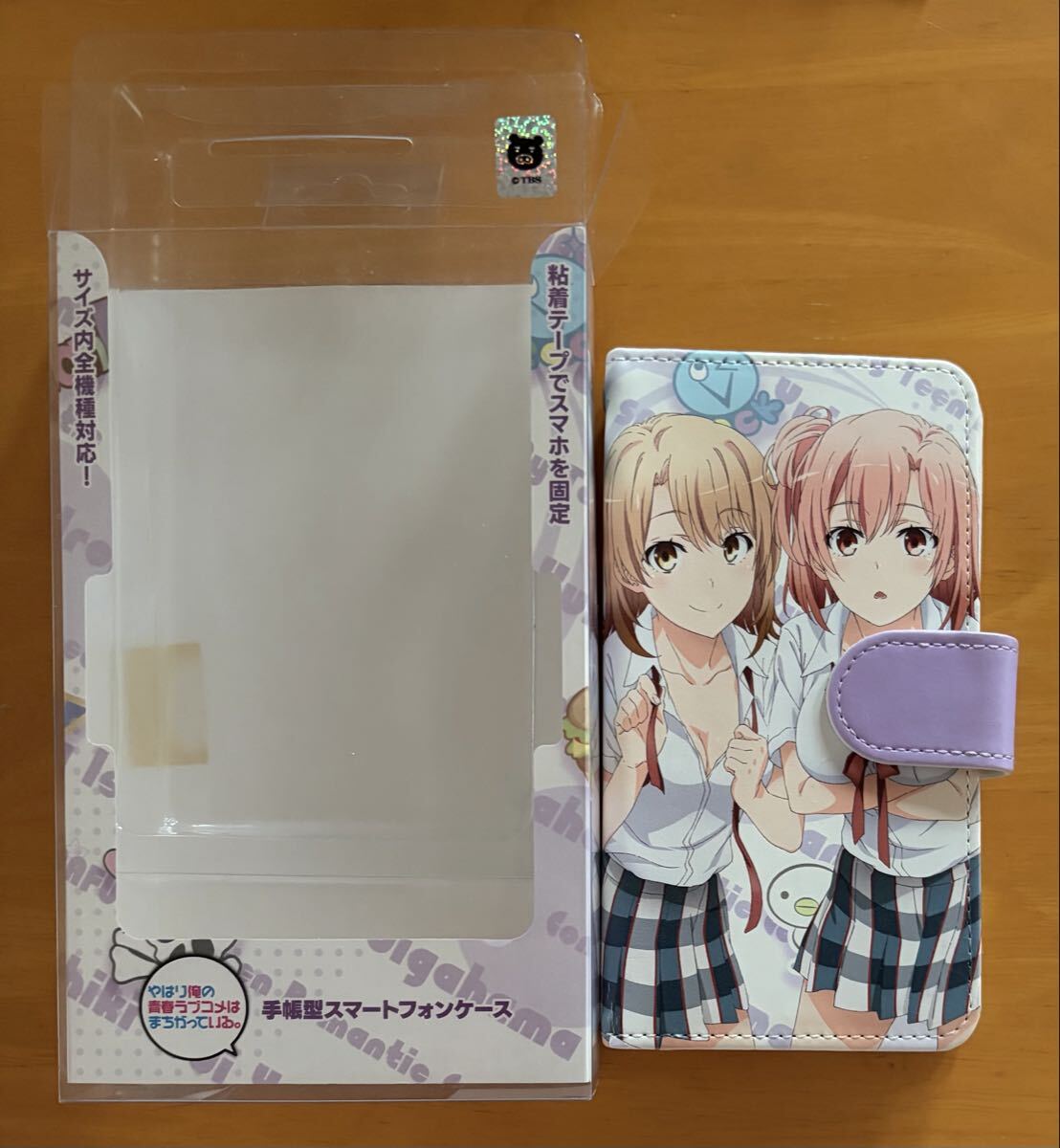 ジャンク 結衣＆いろは 手帳型スマホケース 「やはり俺の青春ラブコメはまちがっている。」