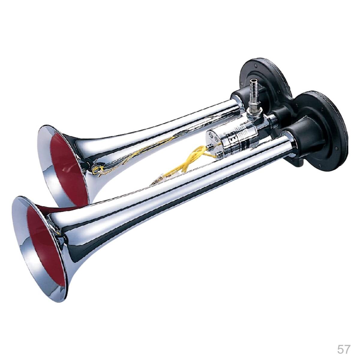 【新品】INOUE) ジェットイノウエ(JET Y-102 ヤンキーホーン トラックホーン 長さ300mm DC24V 505816 64