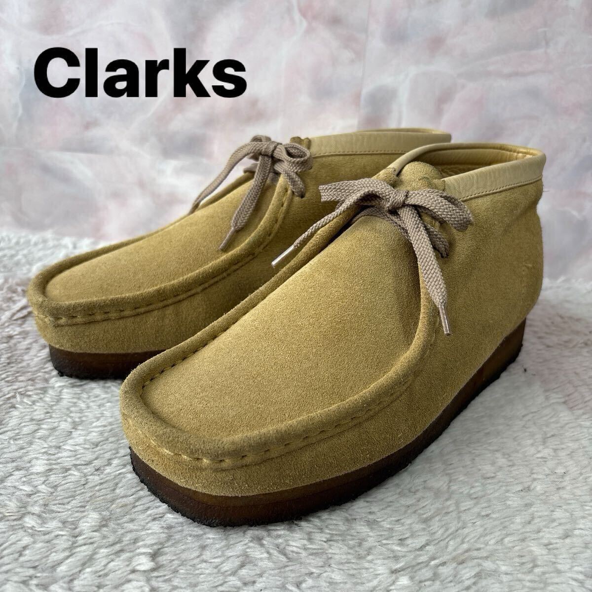Clarks クラークス Wallabees ワラビー スエード ベージュ UK7.5