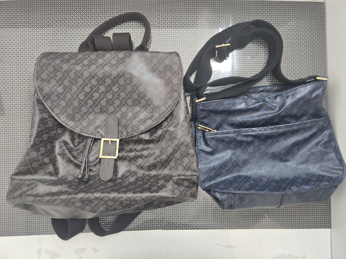 T★1円スタート★ GHERARDINI ゲラルディーニ　 リュックサック　 ショルダーバッグ　2点