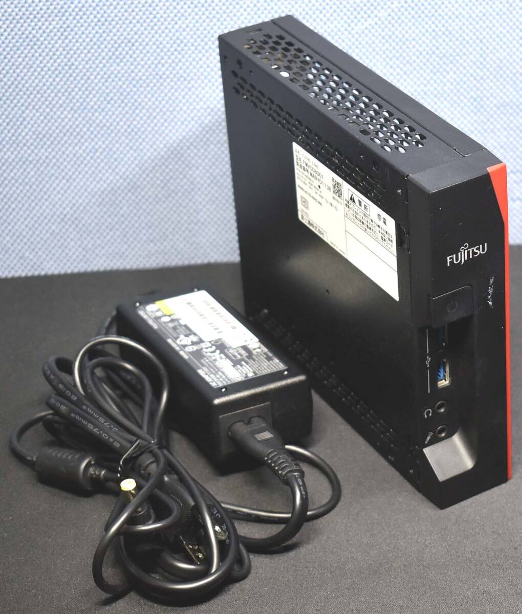 小型省スペース 富士通 FUTRO S740 Celeron J4105 RAM:4GB(DDR4) SSD:32GB (ChromeOS Flex 動作OK) 動作確認済 中古品 (管:S74 x9s
