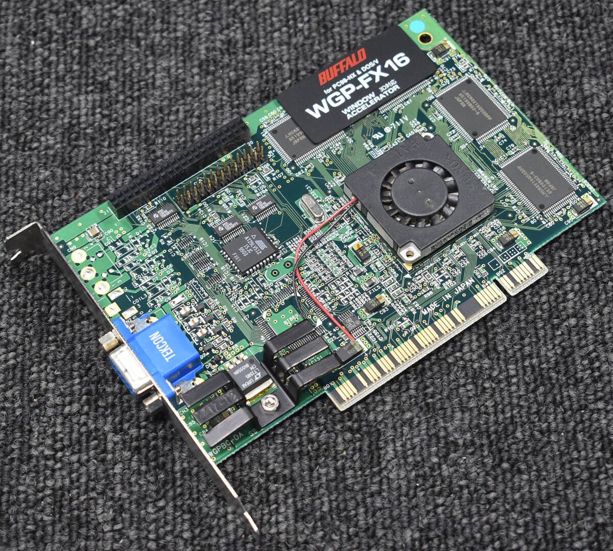 バッファロー WGP-FX16 PCI (Voodoo Banshee 16MB 3dfx) ビデオカード 動作確認済 中古品 (管:AGP170