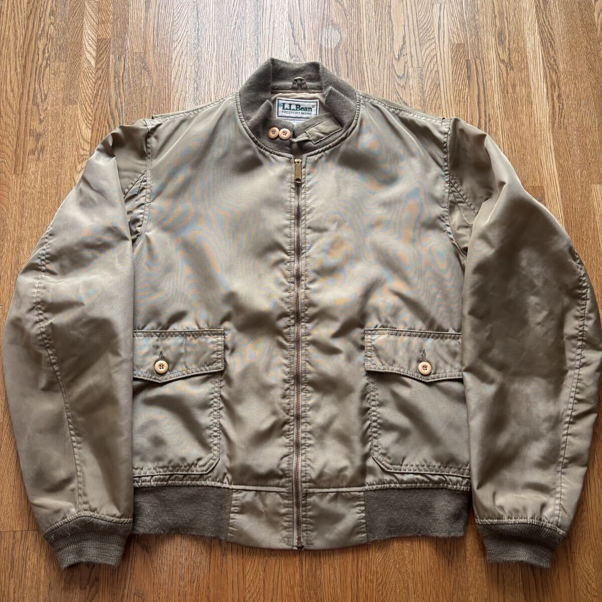 80's L.L.BEAN G-8 TYPE NYLON FLIGHTJACKET 44 LONG MADE IN USA ヴィンテージ ゴンズジャケット フライトジャケット OLD L.L.BEAN