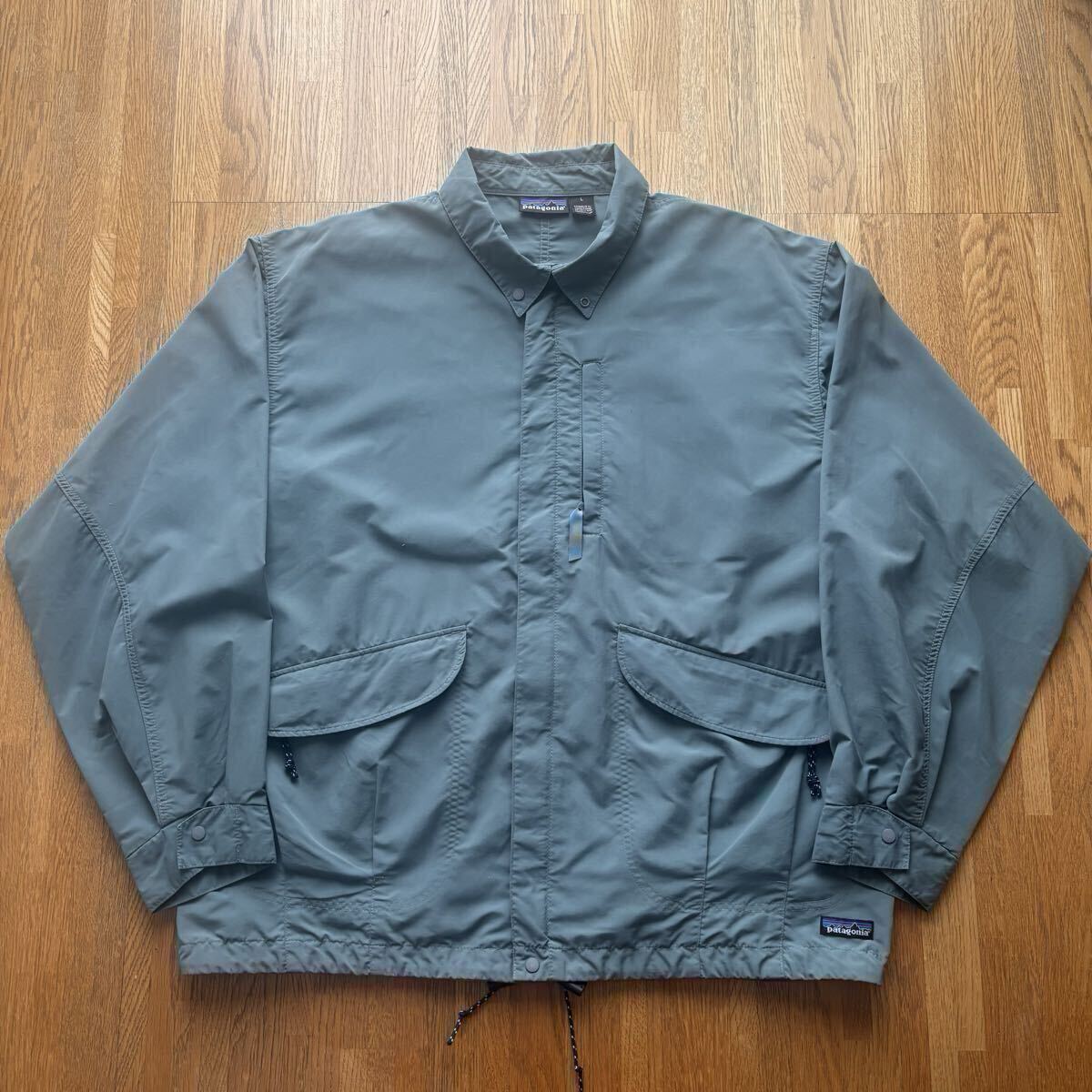 人気モデル S97 patagonia Baggies Jacket 裏地付き バギーズジャケット L コスタリカ製 パタゴニア 90's 後期モデル ゴールデンサイズ