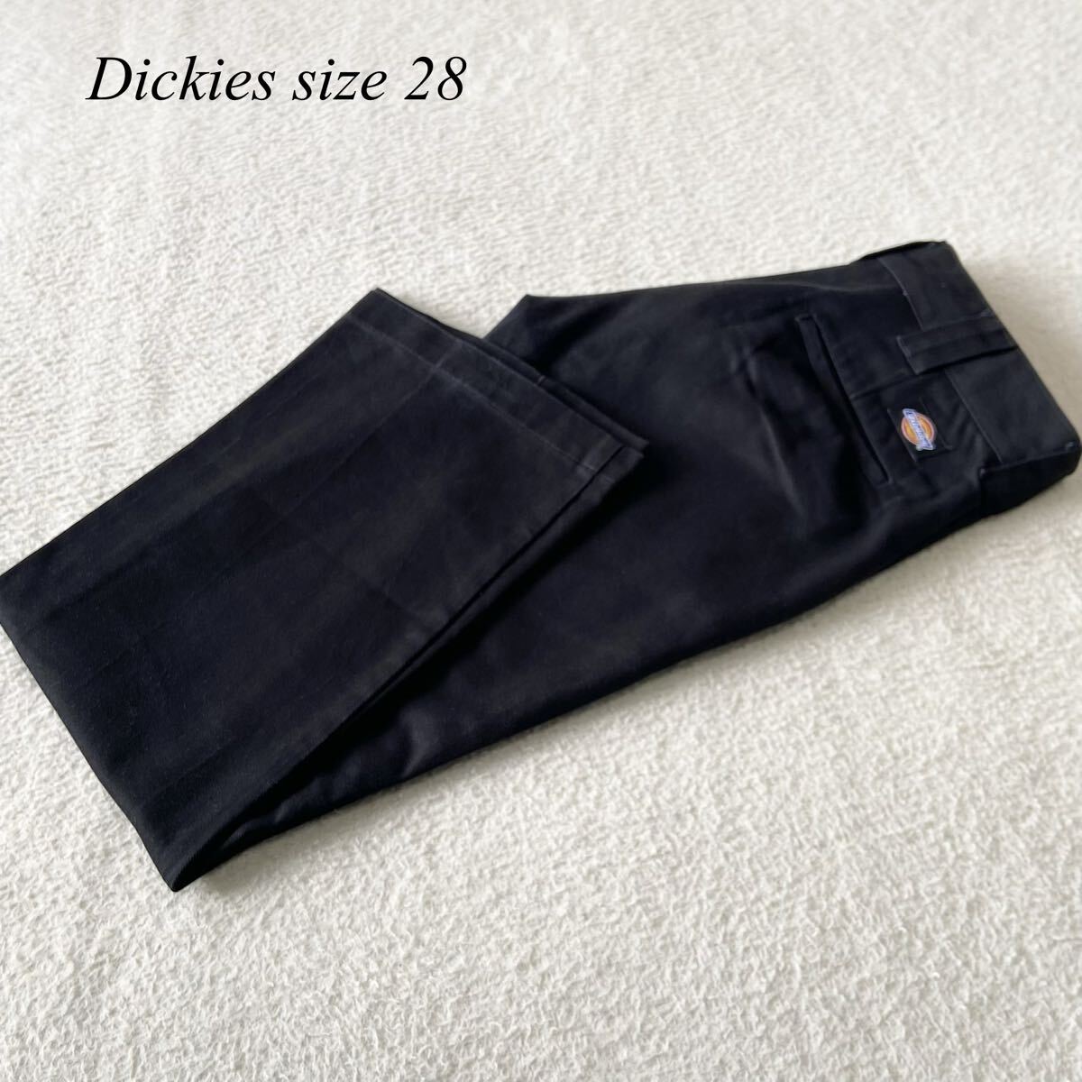 【Dickies(ディッキーズ)/14788700】極上ワークパンツ！裾フレア/ブラック/アメカジ古着ボトムス/28表記/衝撃プライス！即完売/G60